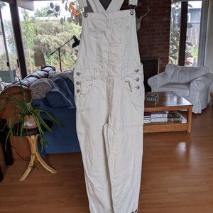 Free People Off-White Overalls